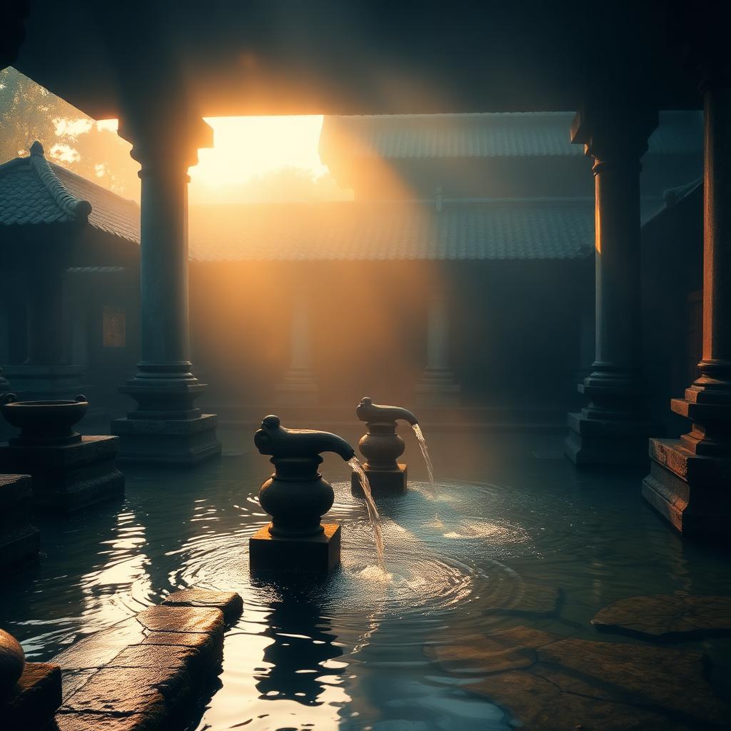 Templul Tirta Empul, Bali — ritual de purificare